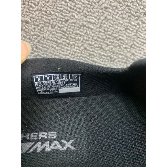 Skechers Goga Max Women US 8‎ Black Go Walk Shoes Slip-on Comfort Sneakers - Picture 5 of 7